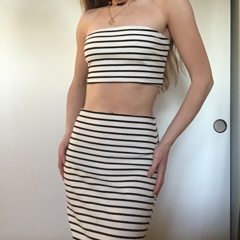 Striped Two-Piece Set
